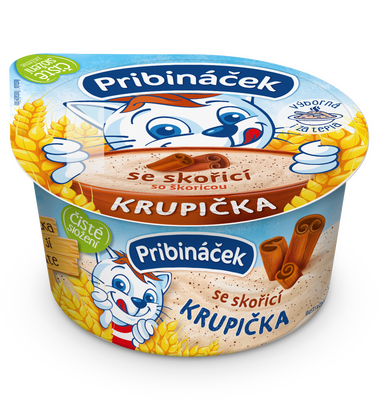 Pribináček Krupička se skořicí