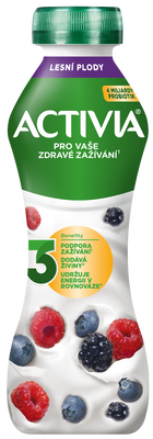 Activia Probiotický jogurtový nápoj lesní plody
