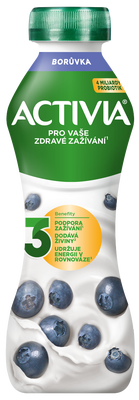Activia Probiotický jogurtový nápoj borůvka