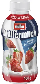 Müllermilch Mléčný nápoj s jahodami