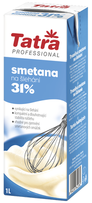 Tatra smetana na šlehání 31%
