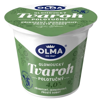 Olma Olomoucký tvaroh polotučný 4%