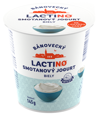 Milsy Lactino Bánovecký smetanový jogurt bílý bez laktózy