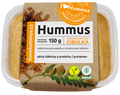 I love hummus Karamelizovaná cibulka