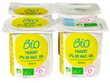 Monoprix Biologique BIO Bílý jogurt 0% (4x 125 g)