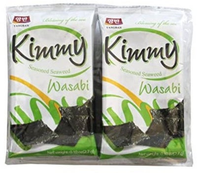 Dongwon Snack mořská řasa + wasabi 8 x 2,7 g