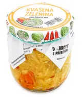 Dobroty s příběhem Kvašená zelenina - květák, zelí, mrkev, paprika, ředkev na kari