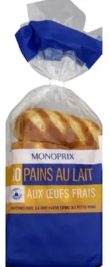 Monoprix Mléčné briošky