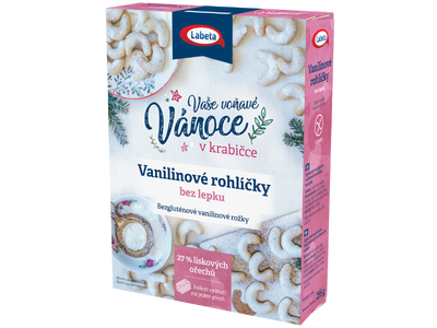 Labeta Vanilínové rohlíčky bez lepku směs