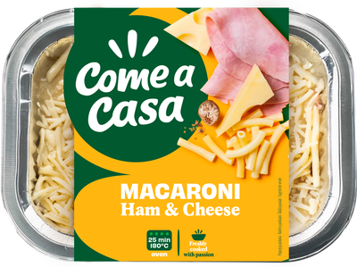 Come a Casa Zapečené makarony se šunkou a sýrem