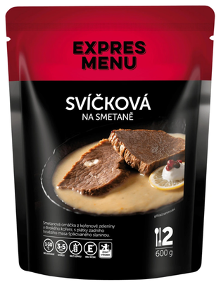 EXPRES MENU Svíčková na smetaně, 2 porce