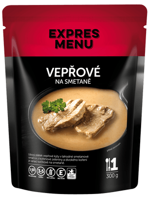 EXPRES MENU Vepřové na smetaně, 1 porce