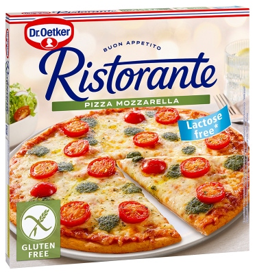 Dr. Oetker Pizza Ristorante Mozzarella, bezlepková