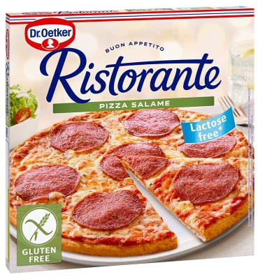 Dr. Oetker Pizza Ristorante Salame, bezlepková