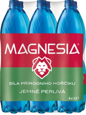 Magnesia Přírodní jemně perlivá multipack, 6x1,5l