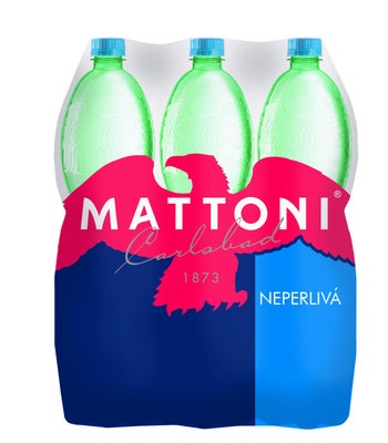 Mattoni Neperlivá přírodní minerální voda 6x1,5l