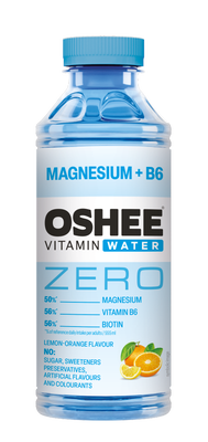 Oshee Vitamínová voda Magnesium+B6 Zero