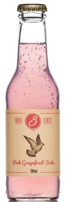 Three Cents Pink Grapefruit soda