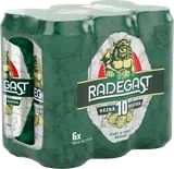 Radegast Rázná 10, světlé výčepní, plech 6x500ml