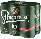 Staropramen 10, světlé výčepní, plech 6x500ml