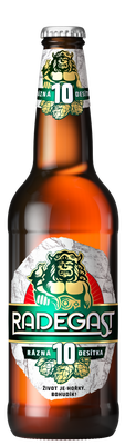Radegast Rázná 10, světlý výčepní, sklo