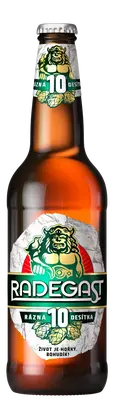 Radegast Rázná 10, světlý výčepní, sklo