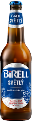 Birell světlý nealkoholický, sklo