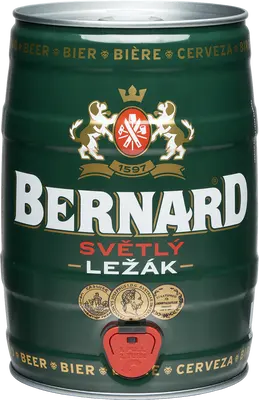 Bernard Světlý ležák pivo