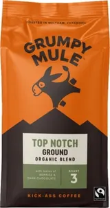 Grumpy Mule BIO Top Notch mletá káva Arabica