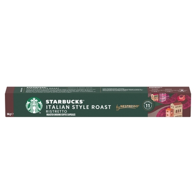 Starbucks® Italian Style Roast by NESPRESSO®, Dark Roast kávové kapsle, 10 kapslí v balení