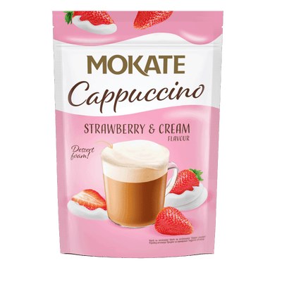 Mokate Cappuccino Jahody a Smetana