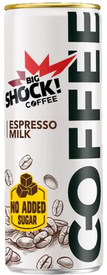 Big Shock! Coffee No added sugar