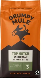 Grumpy Mule BIO Top Notch zrnková káva Arabica