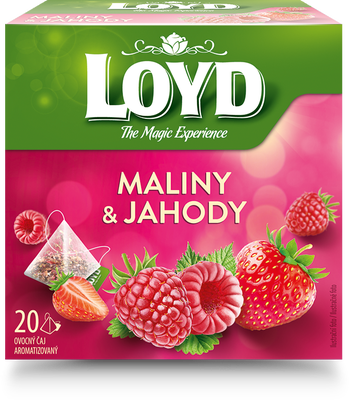 Loyd Čaj pyramida maliny a jahody