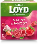 Loyd Čaj pyramida maliny a jahody