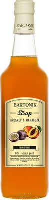 Bartonik Sirup broskev & maracuja