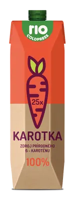 Rio Cold Press Šťáva z karotky 100% čerstvá