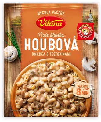 Vitana Houbová omáčka s těstovinami