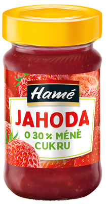 Hamé Ovocná pomazánka se sníženým obsahem cukru - Jahoda