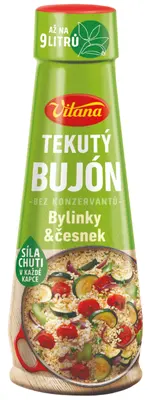 Vitana Tekutý bujón bylinky & česnek
