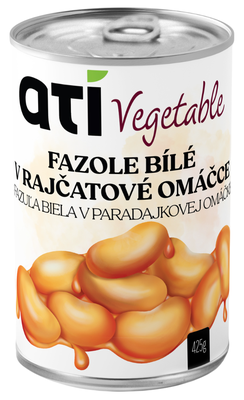 ATI Vegetable Fazole bílé v rajčatové omáčce