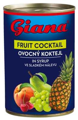 Giana Ovocný koktejl ve sladkém nálevu