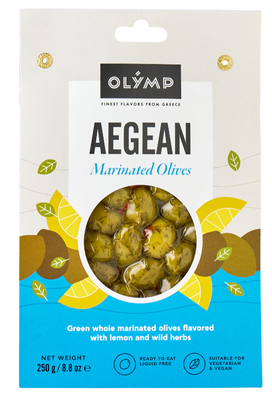 Olymp Zelené olivy citrón-bylinky