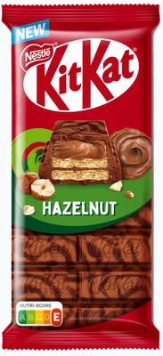 Nestlé KitKat Tabulka Hazelnut s mléčnou  a hořkou čokoládou