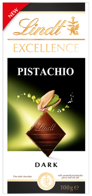 Lindt Excellence Hořká čokoláda Pistácie