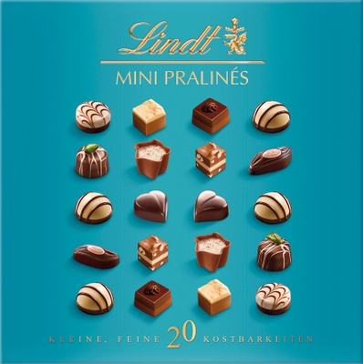 Lindt bonboniéra čokoládové Mini pralinky