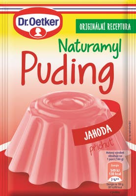 Dr. Oetker Naturamyl Puding s příchutí jahody