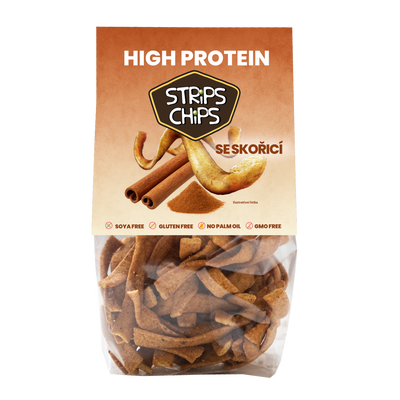 Strips Chips Proteinové chipsy Skořice