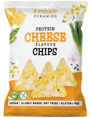 Popcrop Proteinové chipsy se sýrovo-cibulovou příchutí
