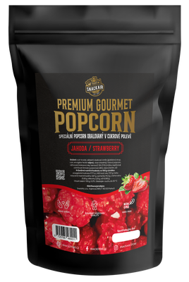 SnackAir Gourmet popcorn Jahoda